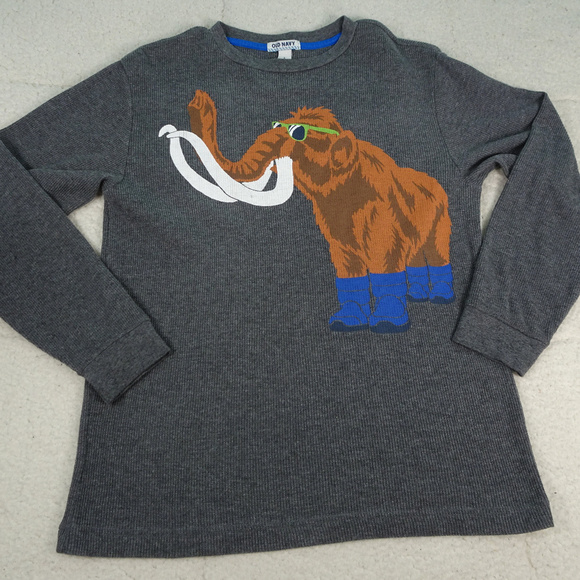 Old Navy Hip Woolly Mammoth Gray Thermal L(10/12) - Picture 1 of 3